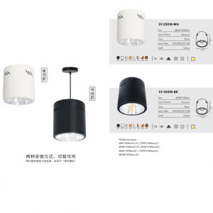 surface mounted downlight E27