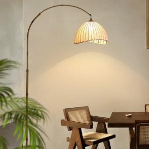 Bamboo art floor lamp