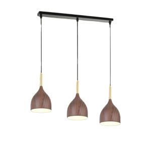 wooden hanging lamp